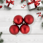 Northlight 72ct. 2-Finish Glass Christmas Ball Ornaments - image 2