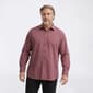 Mens Big & Tall Christian Aujard Stretch Dress Shirt - Burgundy - image 1