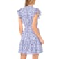 Petite MSK Flutter Sleeve Chiffon Smock Waist A-Line Dress - image 2