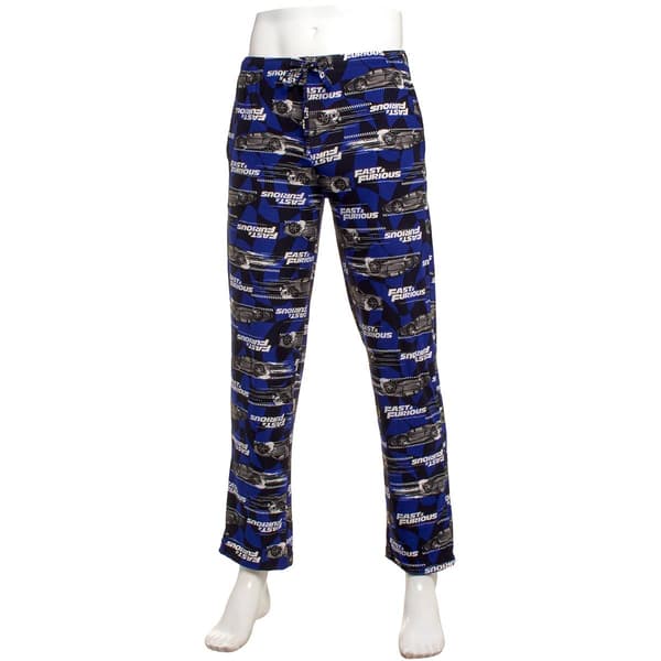Mens Fast & Furious Pajama Pants - image 