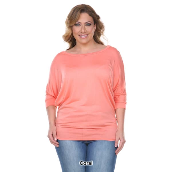 Plus Size White Mark Tunic