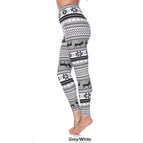 Womens White Mark Snowflake Leggings