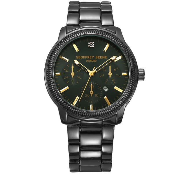 Mens Geoffrey Beene&#40;R&#41; Green Dial Bracelet Watch - GBA0042GU - image 