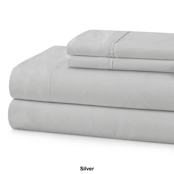 Sweet Home Collection 4pc. 400 TC Cotton Percale Sheet Set