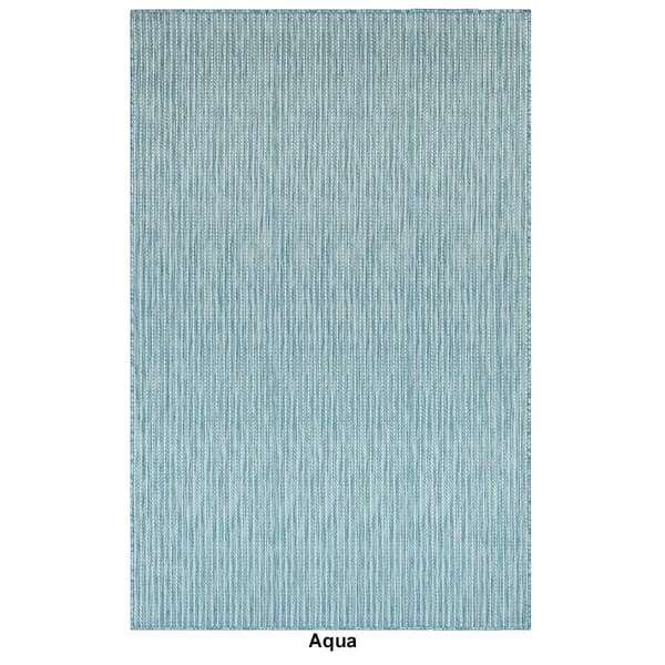 Liora Manne Carmel Texture Stripe Indoor/Outdoor Area Rug