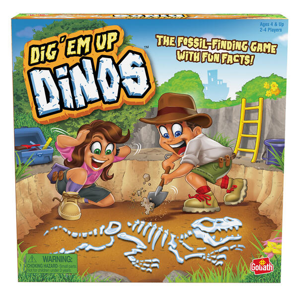Goilath Games Dig &#39;Em Up Dinos Board Game - image 