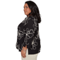 Plus Size Alfred Dunner Detail Driven Floral Embroidery Blouse - image 4