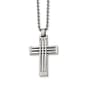 Mens Gentlemen's Classics&#40;tm&#41; Stainless Steel Classic Cross Necklace - image 1