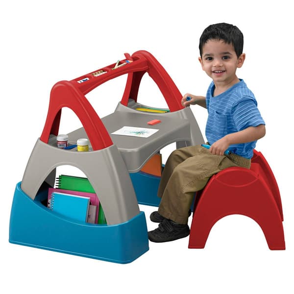 American Plastic Toys Study & Play Desk & Chair