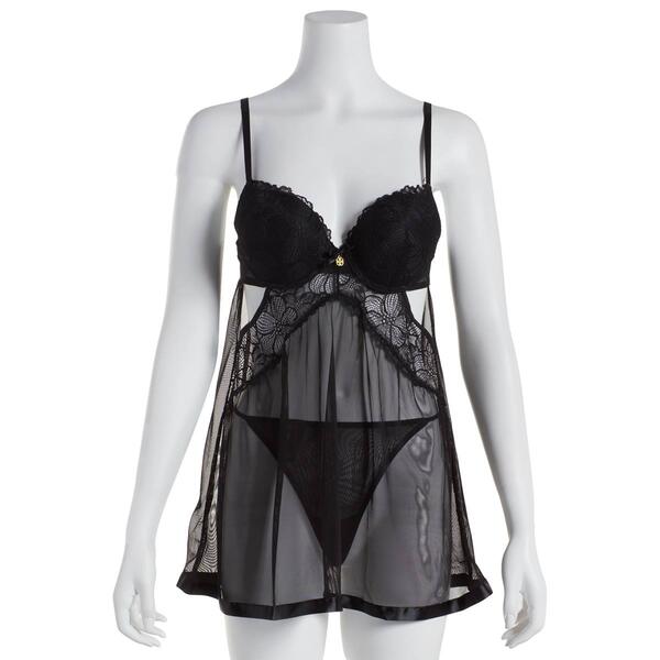 Womens Daisy Fuentes Cut-Out Back Babydoll - image 