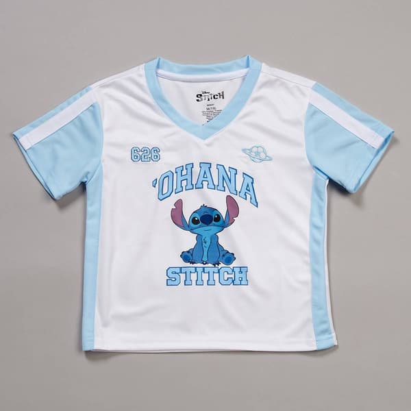 Girls (7-16) Disney Mesh Stitch Soccer Jersey - image 