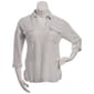 Petite Robert Louis 3/4 Sleeve Chest Pockets Popcorn Sweater - image 1