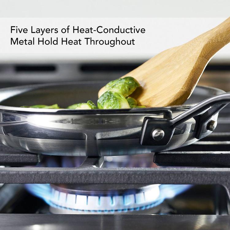 KitchenAid® 8.25in. 5-Ply Stainless Steel Nonstick Frying Pan