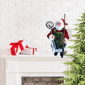 Santa''s Workshop 12in. Camo Fisherman Claus - image 3
