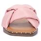 Womens Olivia Miller Selysette Criss Cross Slide Sandals - image 5