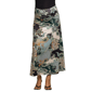 Womens  Maternity 24/7 Comfort Apparel Paisley Wrap  Maxi Skirt - image 1