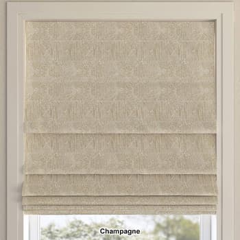 Sun Zero® Talmage Tonal Geometric Cordless Roman Shade - Boscov's