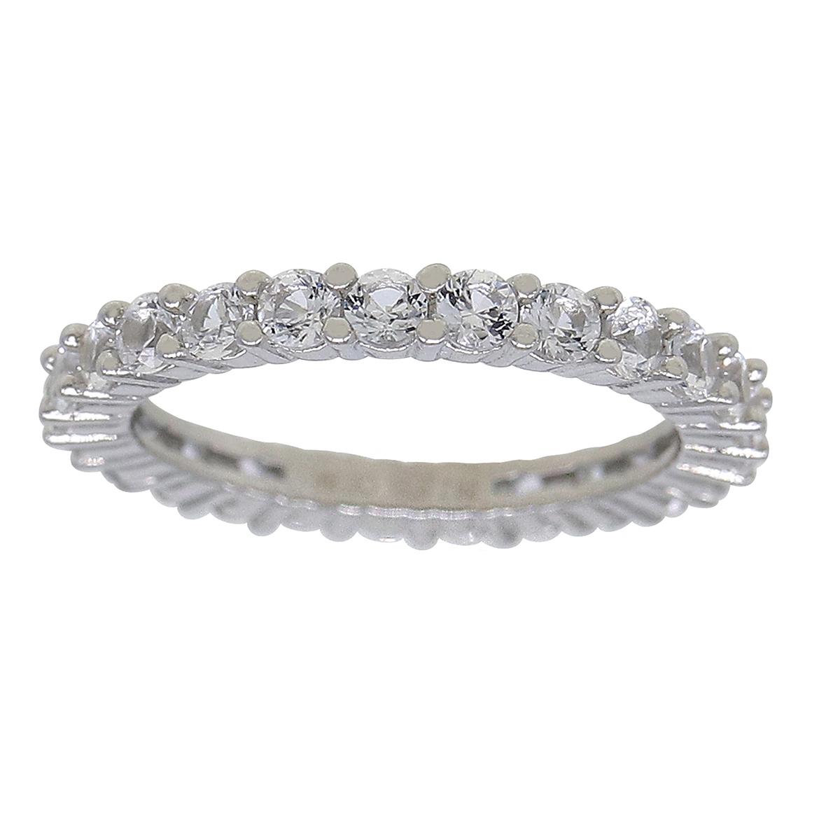 Gianni Argento Sterling Silver Lab Created Sapphire Band...