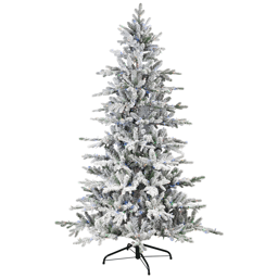 Northlight Real Touch™ 6ft. Pre-Lit Flocked Pine Christmas Tree