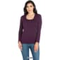 Womens 24/7 Comfort Apparel Solid Long Sleeve Tee - image 6