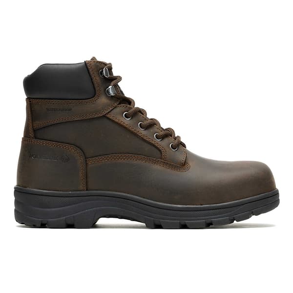 Mens Wolverine Carlsbad Waterproof 6in. Steel Toe Work Boots