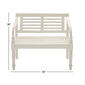 9th & Pike&#174; White Mahogany Country Bench - image 7