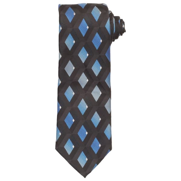 Mens Perry Ellis Oxford Geo Tie - image 