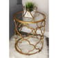 9th & Pike® Gold Contemporary Metal Accent Table - image 8