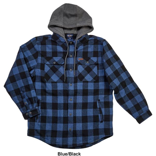 Mens Smith s Sherpa Lined Flannel Shirt Jacket