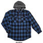 Mens Smith&#39;s Sherpa Lined Flannel Shirt Jacket - image 4