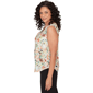 Womens Emaline Verde Grove I Sleeveless Floral V Neck Blouse - image 4