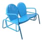 Northlight Seasonal Retro Metal Tulip Double Glider Patio Chair - image 3
