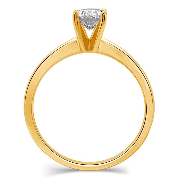 Nova Star® Yellow Gold 1ctw. Lab Grown Diamond Oval Bridal Set
