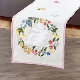Easter Bunny Terry Tufted Table Runner - 14x72