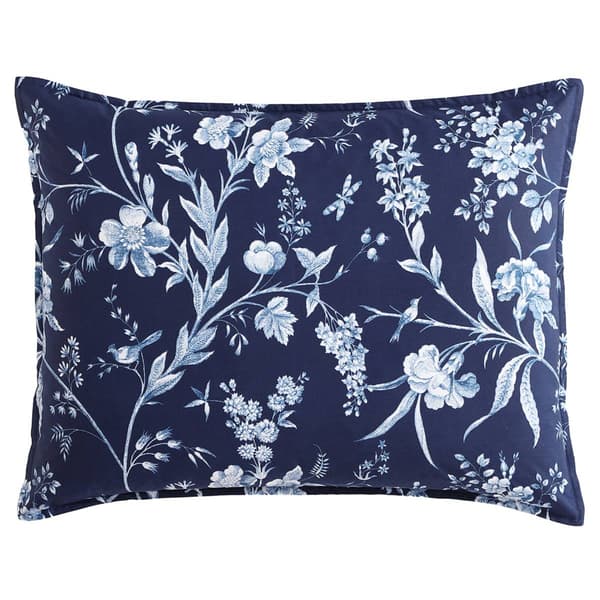 Laura Ashley Branch Toile 7pc. Cotton Reversible Comforter Set