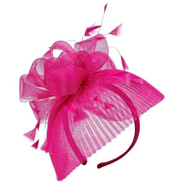 Womens Bellissima Pleated Fascinator Headband