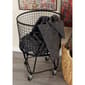 CosmoLiving by Cosmopolitan Black Industrial Metal Laundry Cart - image 2