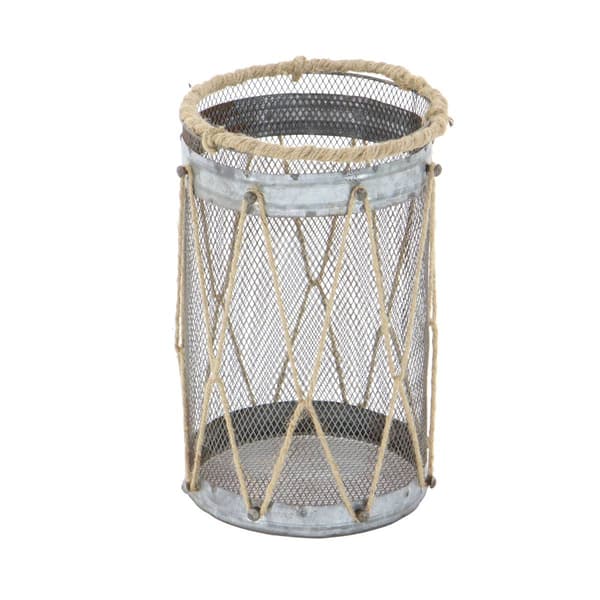 9th &amp; Pike® Can And Burlap Farmhouse Candle Holders - Set Of 3