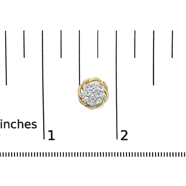 Haus of Brilliance 1/2ctw. Diamond Cluster Stud Earrings