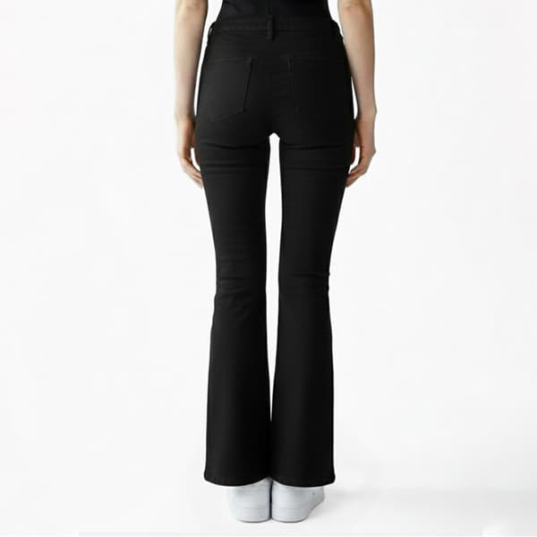 Juniors Zoe + Phoebe Flare Dress Pants with Zipper Pockets