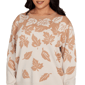 Plus Size Alfred Dunner Mount Laurel Falling Leaf Sweater - image 5