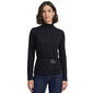 Womens NY & Co. Long Sleeve Mock Neck Top With Belt - image 1