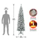 National Tree 7.5ft Acacia Pencil Slim Snow Covered Tree - image 4