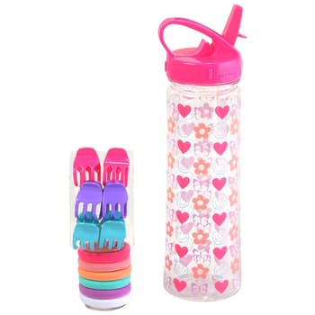 Girls Be Kind Heart Water Bottle