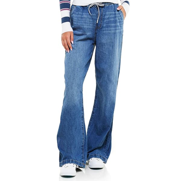 Juniors Celebrity Pink Selena Slouchy Wide Leg Denim Jeans