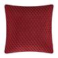 J. Queen New York Grandeur Crimson Euro Quilted Sham - image 1