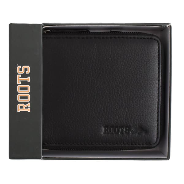 Mens Roots Silhouette Zip Around Coin Purse