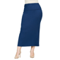 Plus Size 24/7 Comfort Apparel Foldover Maxi Skirt - image 1