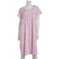 Womens Laura Ashley® Short Sleeve Peached Bouquets Nightgown - image 1