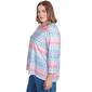 Plus Size Alfred Dunner Classics Geometric Biadere Tee - image 3